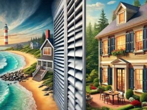 Choosing the Right Shutter Materials for Coastal vs. Inland Homes