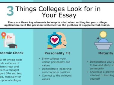 Three Key Things to Think About When Applying to College